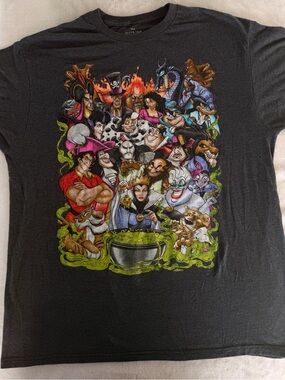 Disney Villains Logo Tee - Black